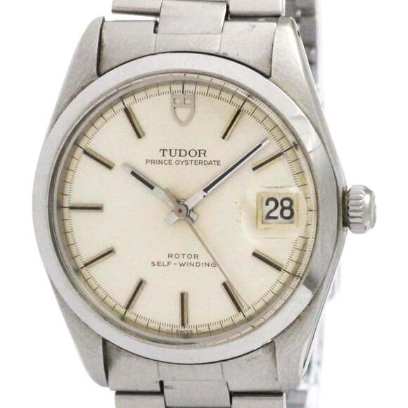 TUDOR Prince Oyster Date Stainless Steel Automatic Mens Watch 7989/0
